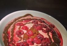 Black forest protein smoothie bowl
