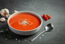 Ντοματόσουπα με ψημένες ντομάτες